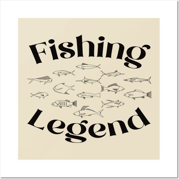 Fishing Legend Wall Art by Animal Specials